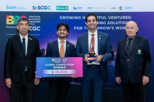 ทีม Imagine Devices จาก University of Texas at Austin คว้าแชมป์ Bangkok Business Challenge 2026 powered by SCGC การแข่งขันแผนธุรกิจสตาร์ตอัป มุ่งผลักดันนวัตกรรมใหม่เพื่อโลกอนาคต