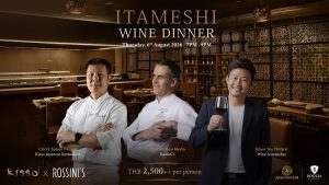 An Exclusive Four Hands Itameshi Wine Dinner at Kisso Japanese Restaurant